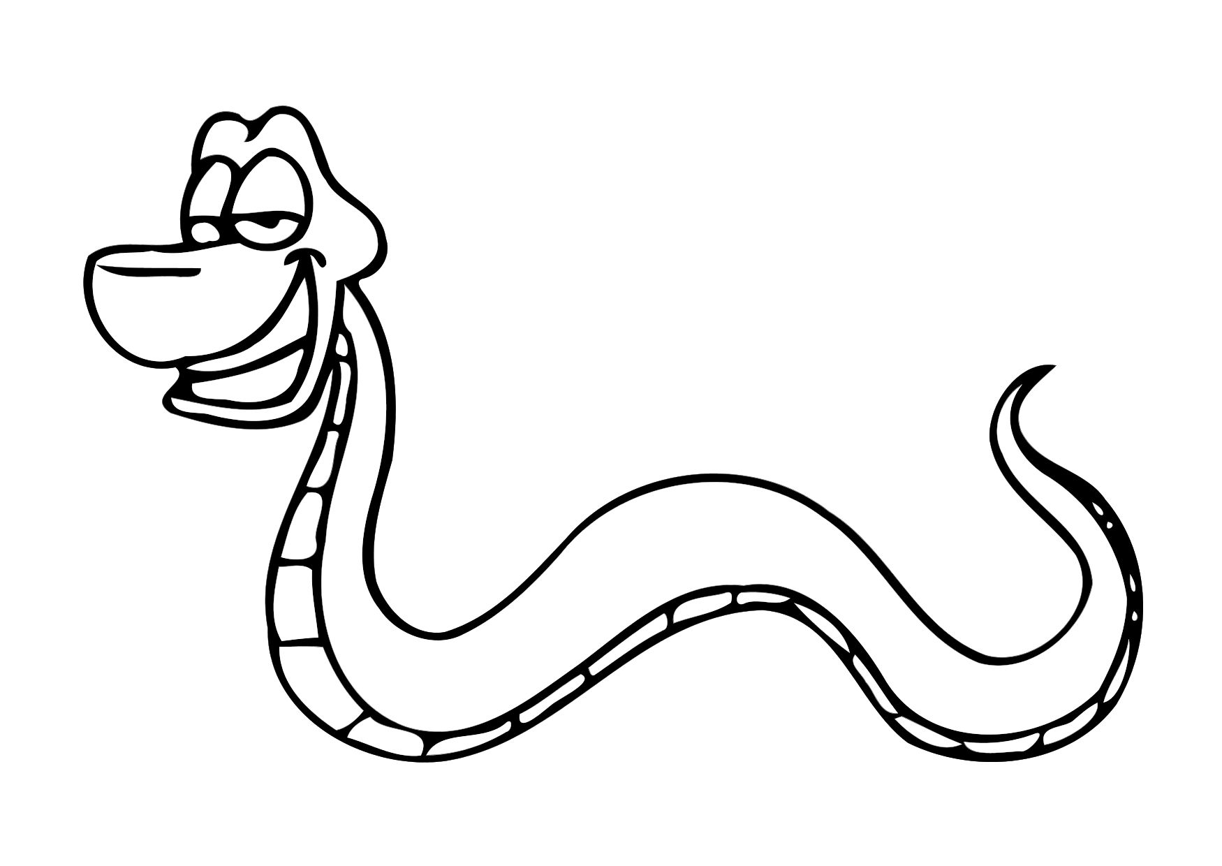 Snake And Design coloring page