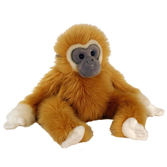 Singe rigolo peluche