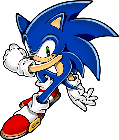 Disegno di Sonic il riccio da colorare