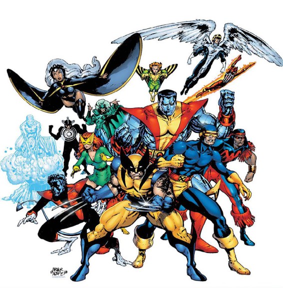Disegno di Supereroi di X Men da colorare