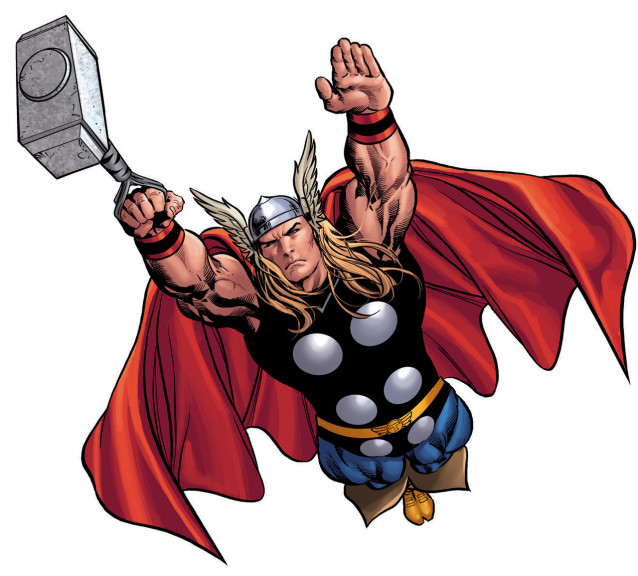 Disegno di Thor da colorare