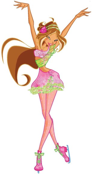 Disegno di Winx Flora da colorare