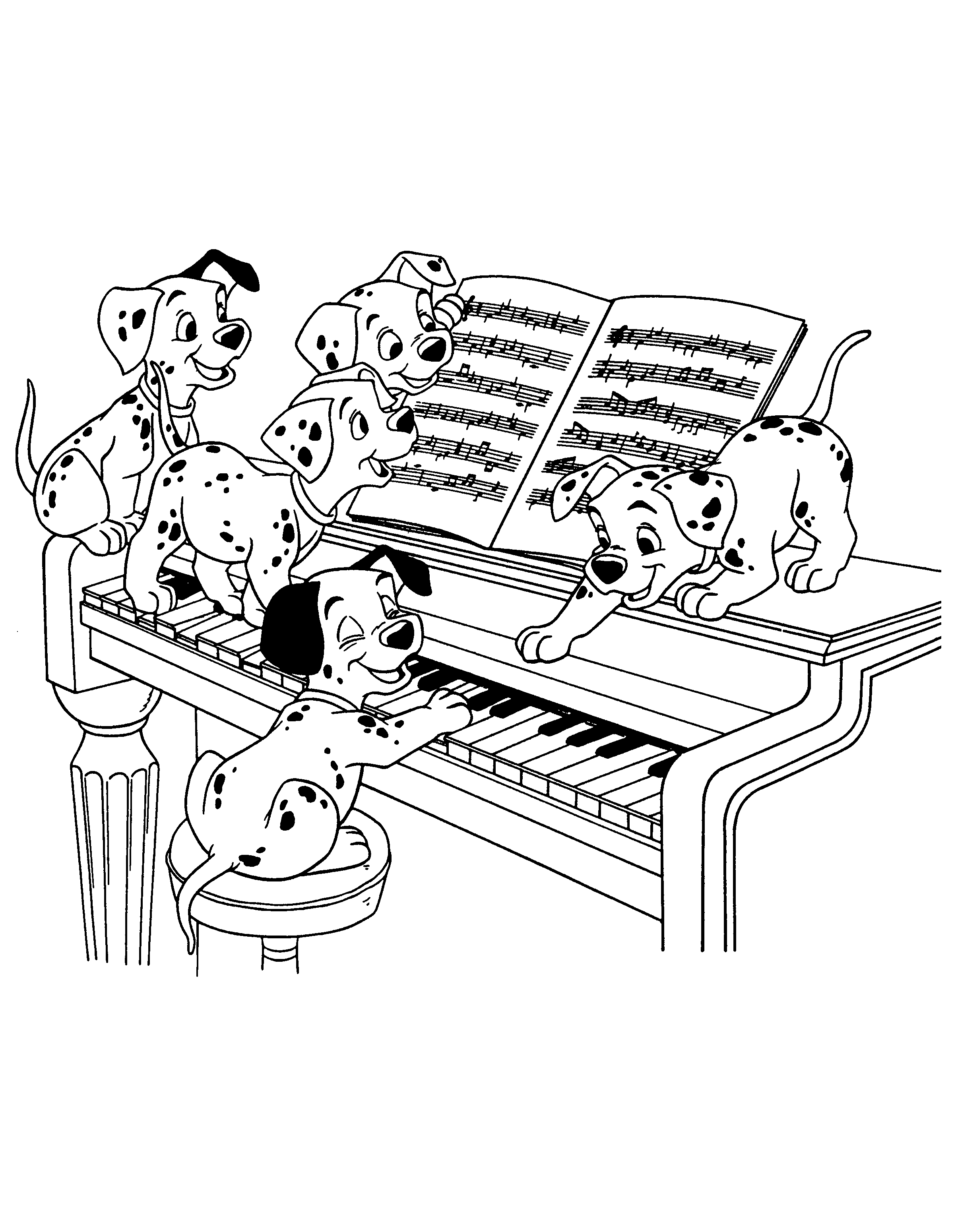 102 dalmatiens coloriage