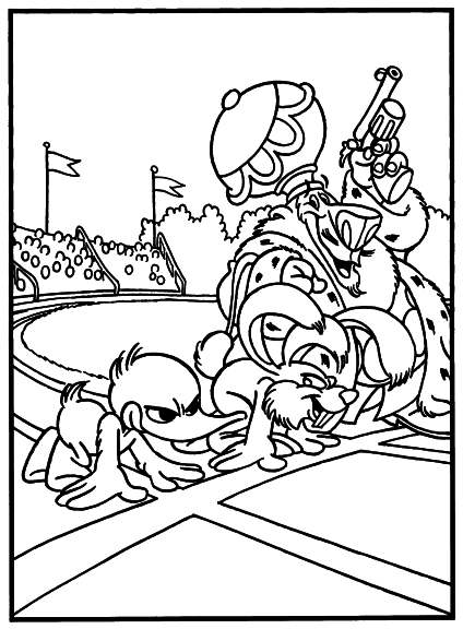 Alfred J Kwak coloring page