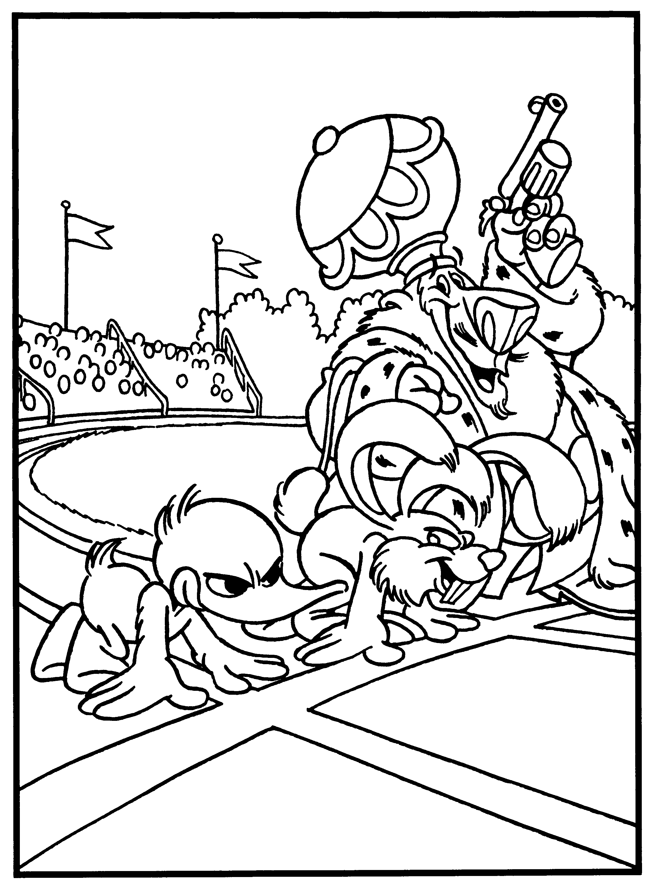 Alfred J Kwak coloring page