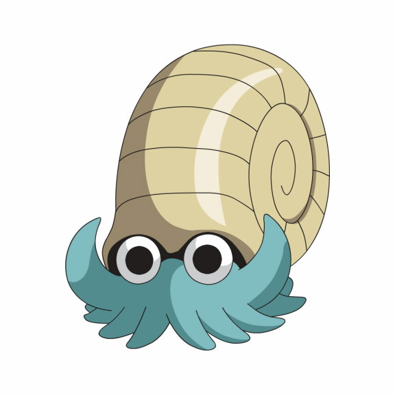 Disegno di Pokemon Omanyte da colorare