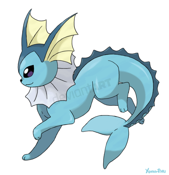 Disegno di Pokemon Vaporeon da colorare