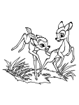 Disegno di Bambi Disney Gratis da colorare