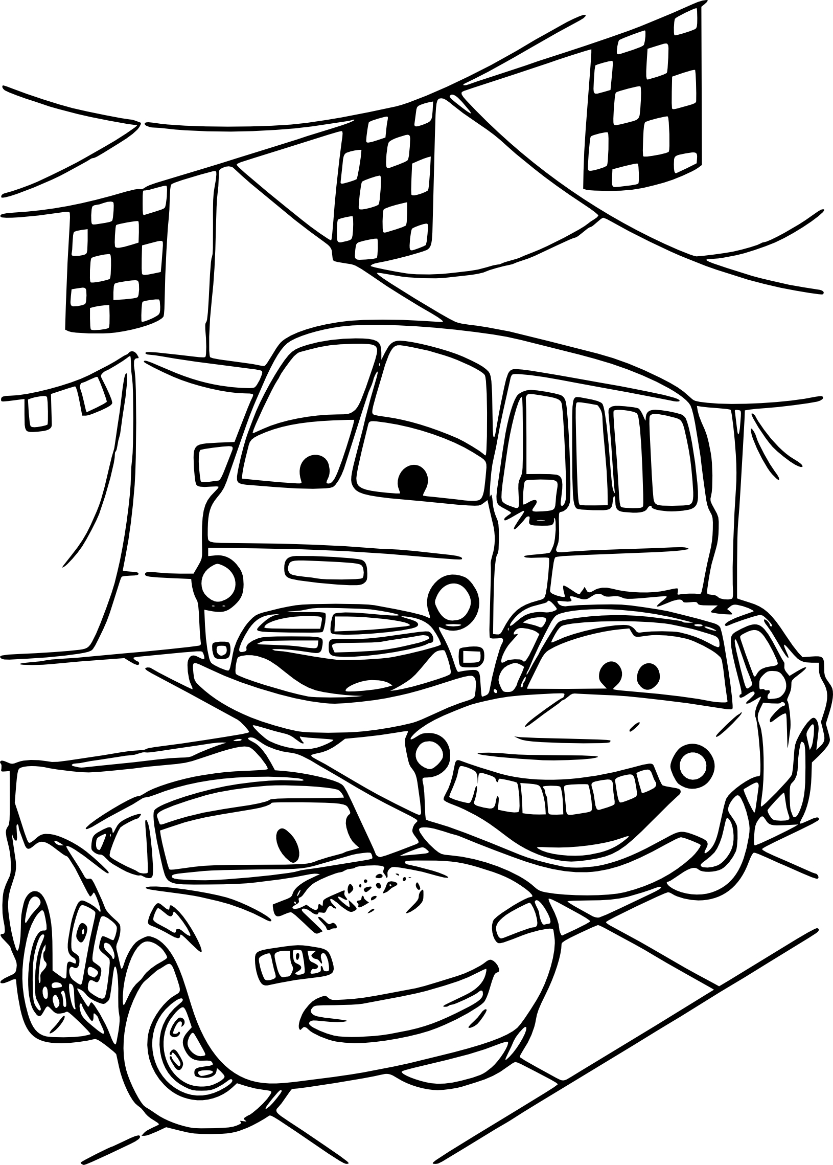 Cars Disney Cars coloring page