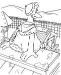 Free Chicken Run coloring page