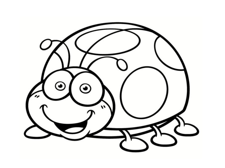 Coloriage coccinelle gratuit à imprimer