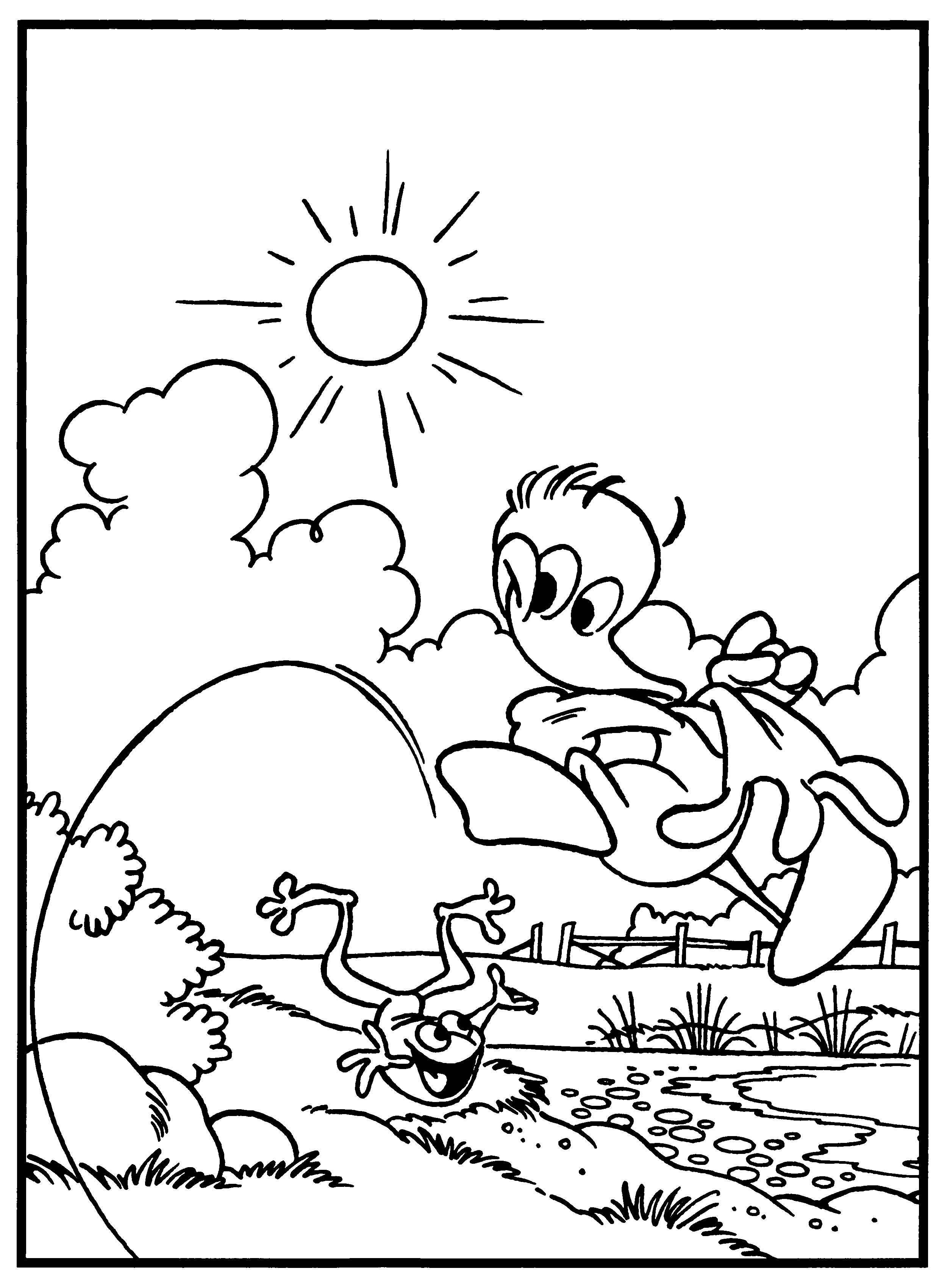 Alfred J Kwak coloring page 2