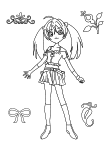 Coloriage Alice Bakugan