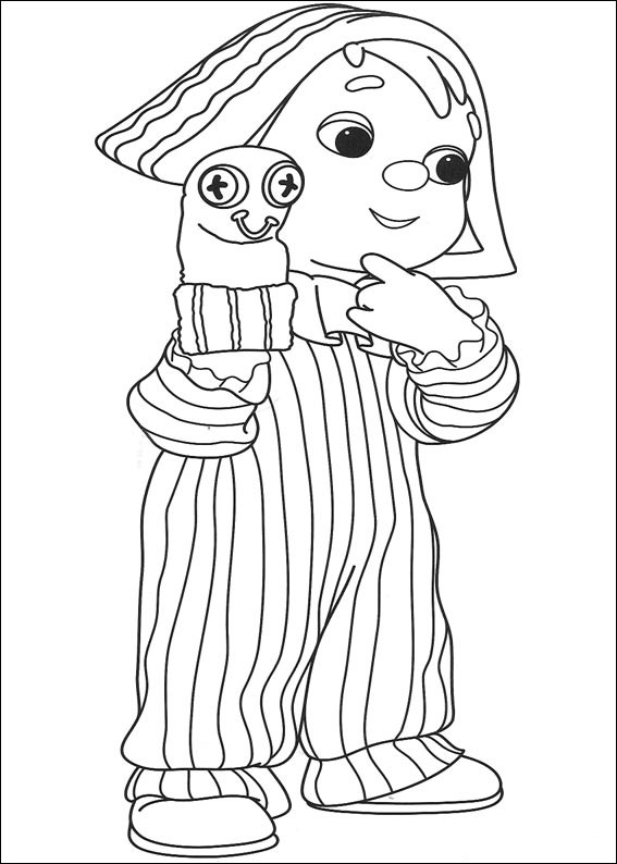 Andy Pandy coloring page