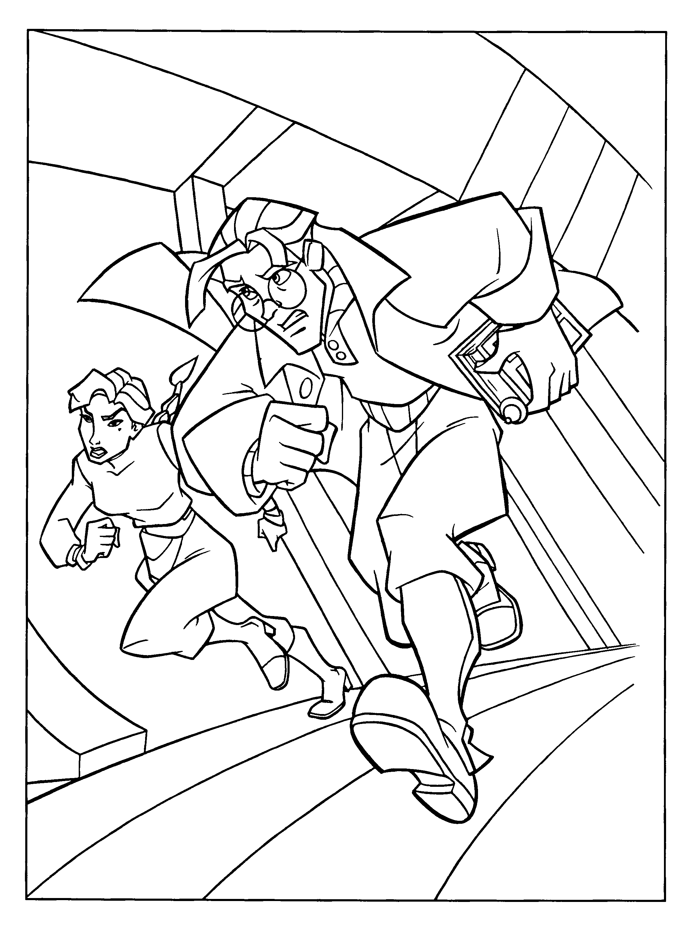 Atlantis coloring page 2