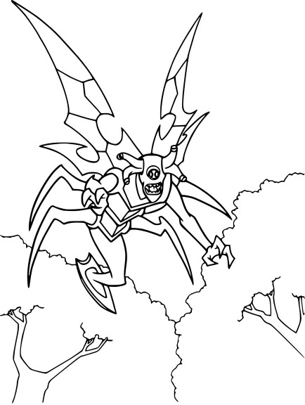 Ben 10 The Stinger coloring page