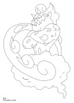 Pokemon Boreas coloring page