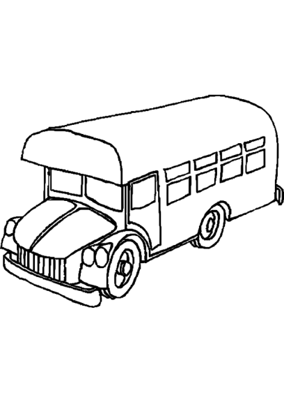 Playmobil Bus coloring page