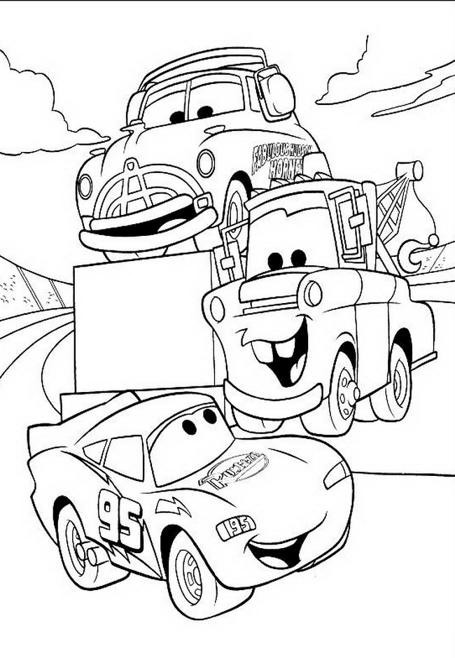 Disegno di Disney Cars da colorare