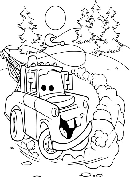 Cars Martin coloring page