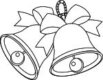 Coloriage cloche de Paques