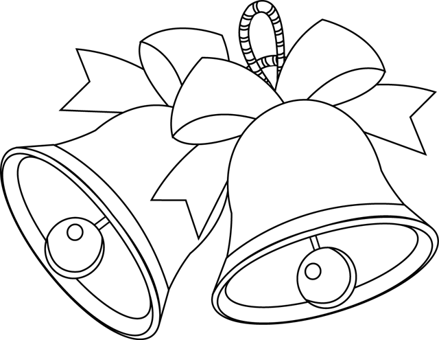 Coloriage cloche de Paques