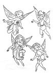 Tinkerbell Secret Of The Fairies coloring page