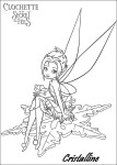 Tinkerbell And The Secret Of The Crystal Fairies coloring page