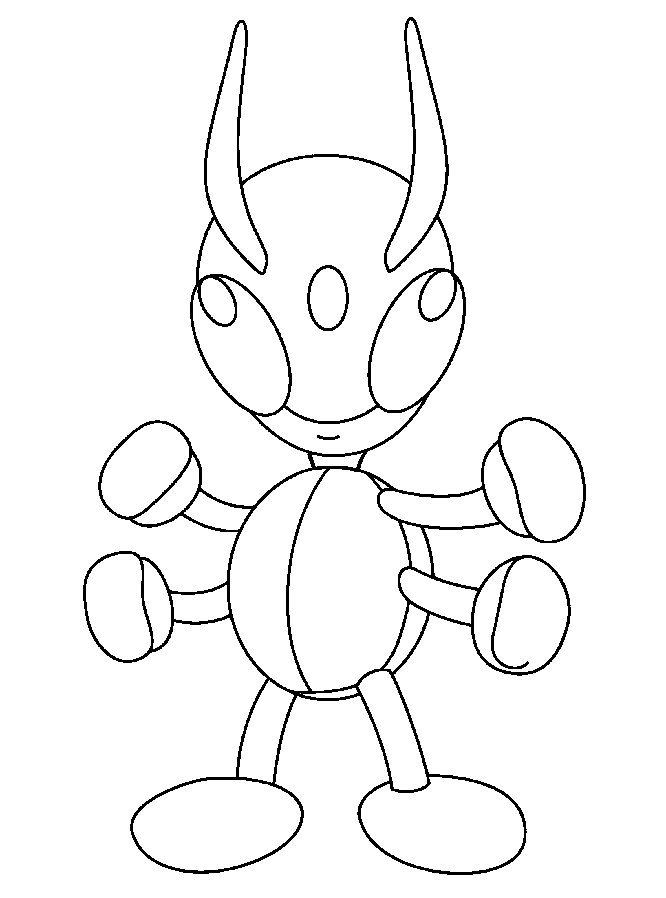 Ledian Pokemon coloring page