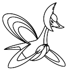 Disegno di Pokemon Cresselia da colorare