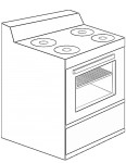 Stove Oven coloring page