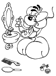 Diddl coloring page