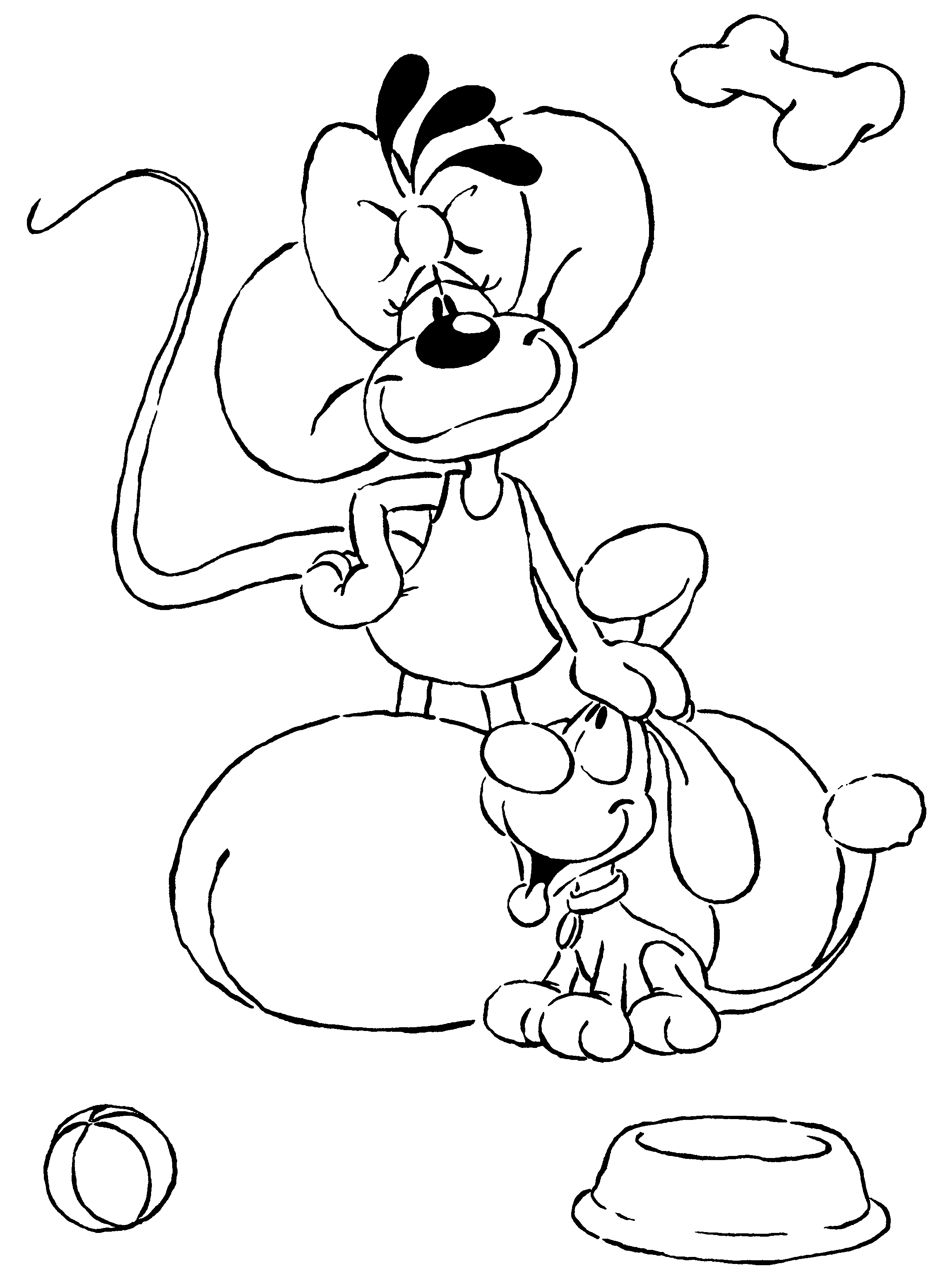 Diddlina And Bibombl coloring page