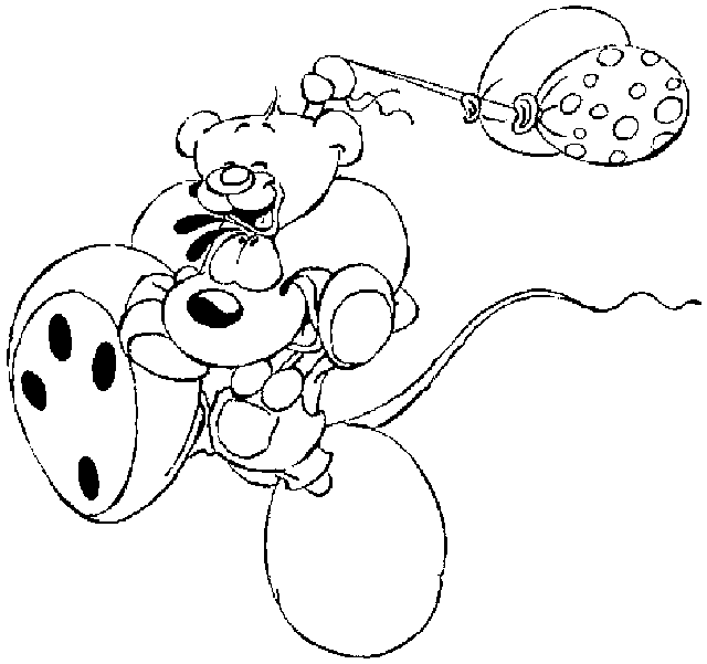 Diddl Plush coloring page