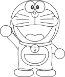 Doraemon Manga coloring page