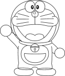 Coloriage Doraemon