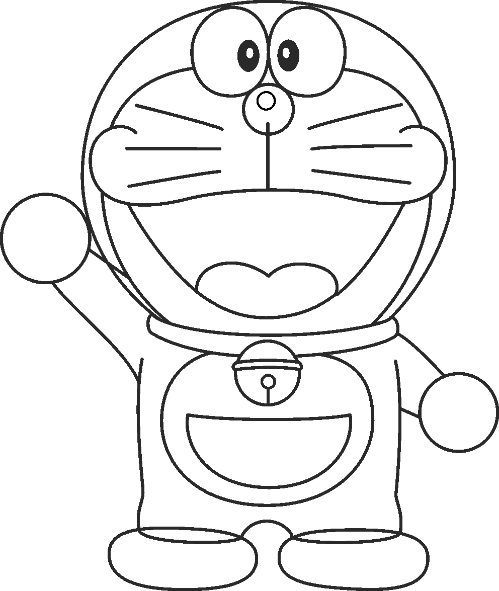 Doraemon Manga coloring page