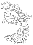 Pokemon Drapion coloring page