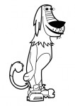 Dukey Johnny Test coloring page