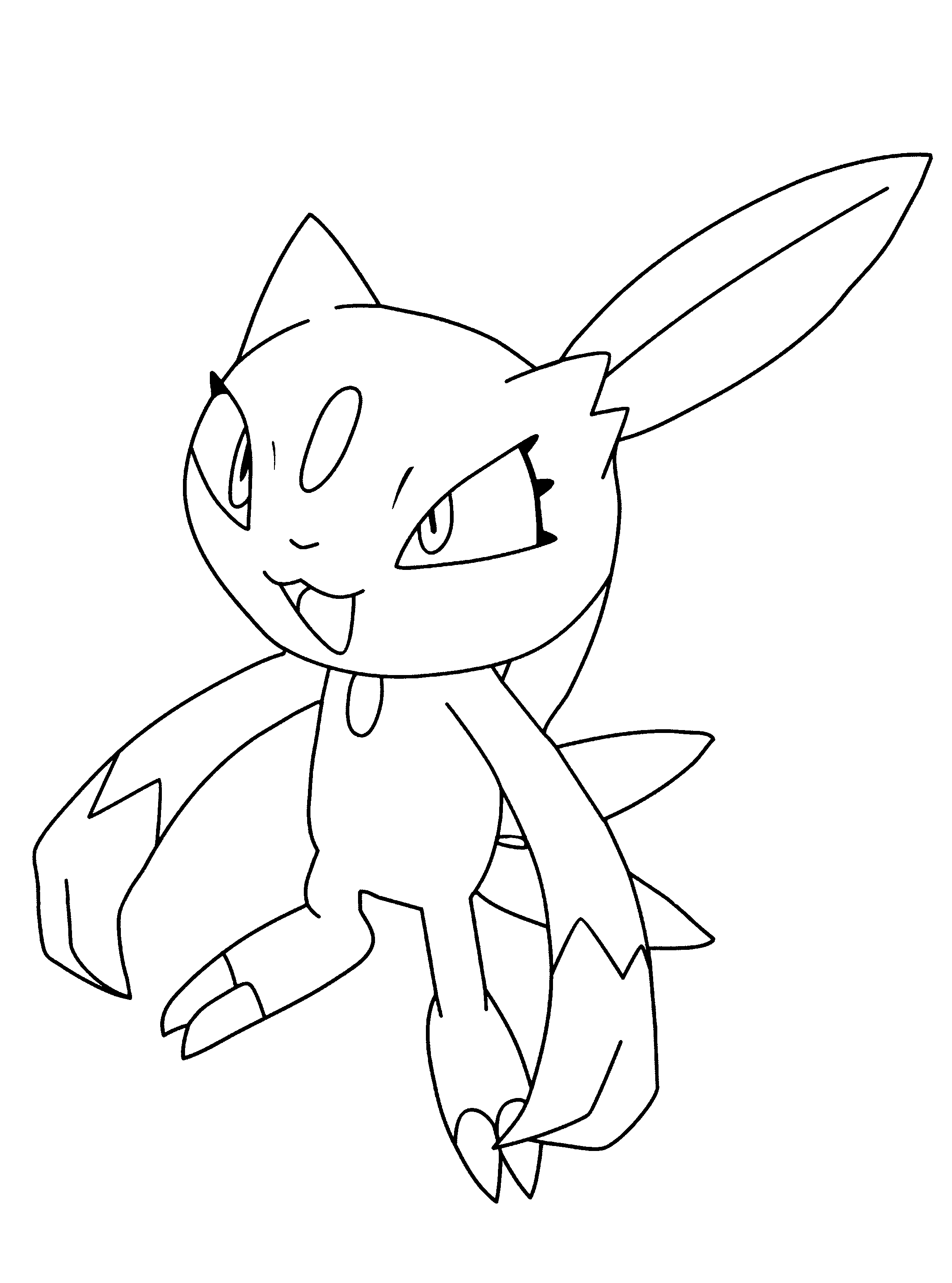 Sneasel Pokemon coloring page