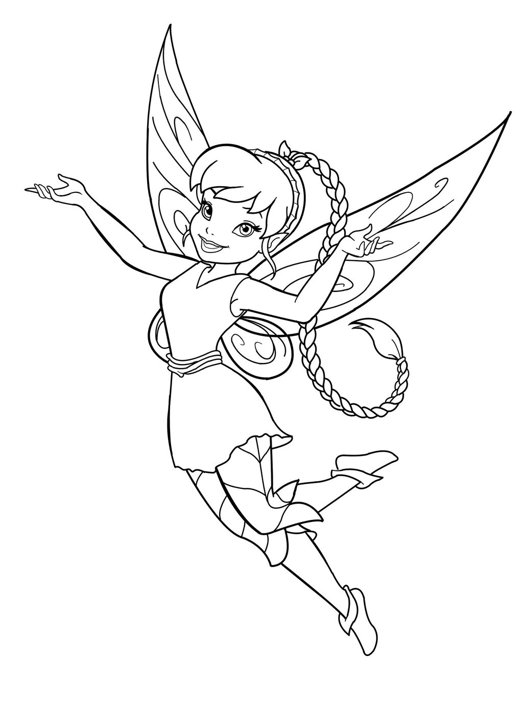 Fairy Noa coloring page