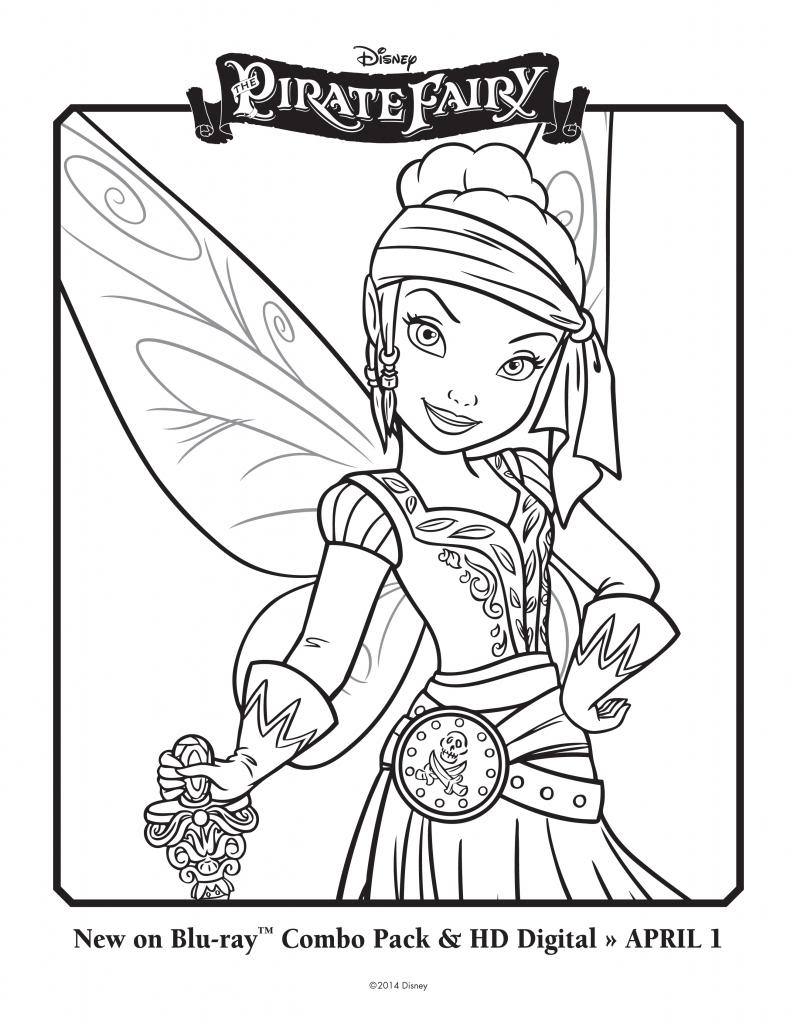 Pirate Fairy Iridessa coloring page