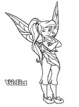 Vidia Disney Fairy coloring page