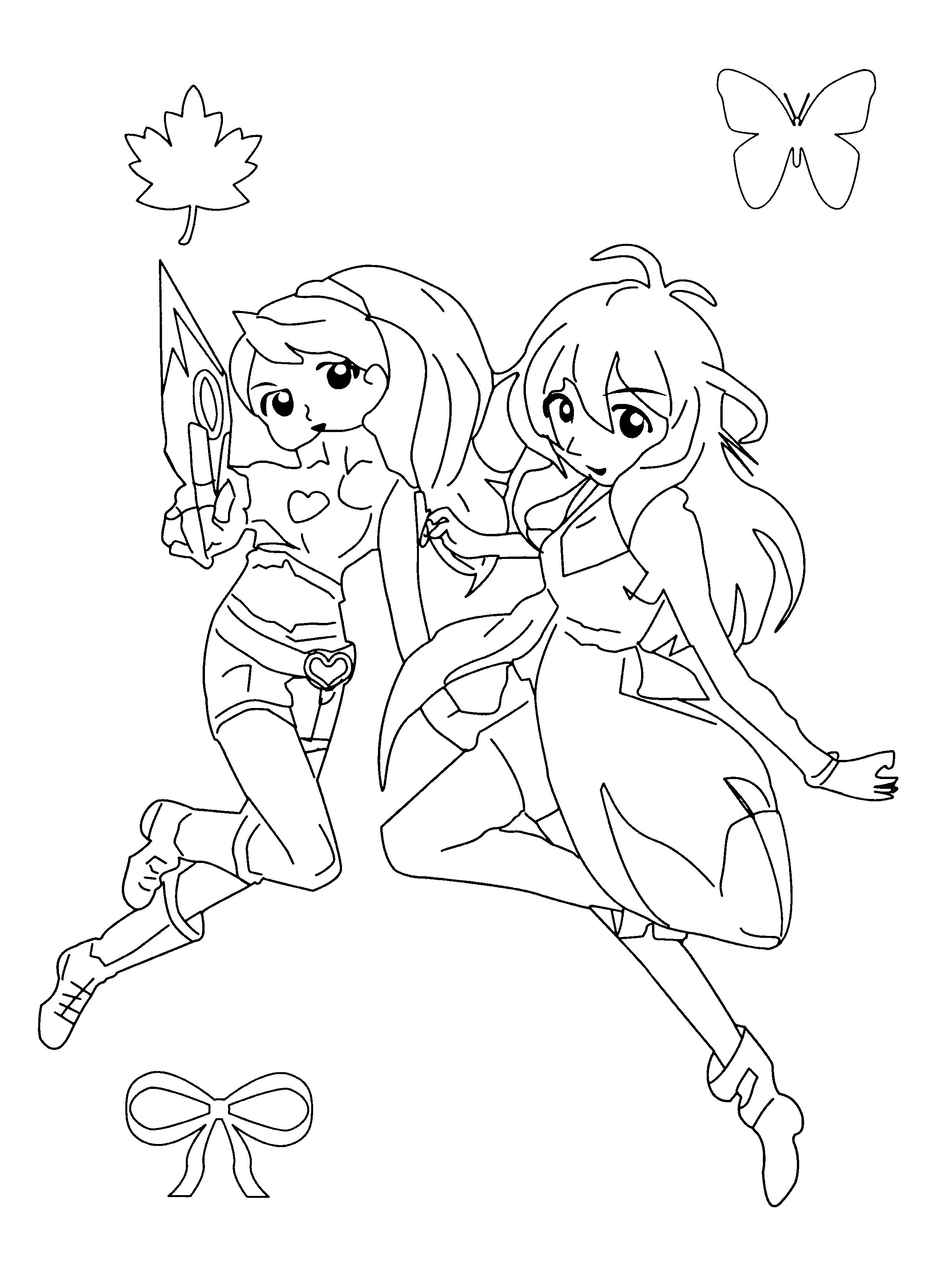 Bakugan Girl coloring page