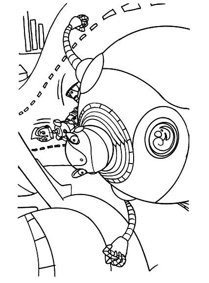 Coloriage film robots