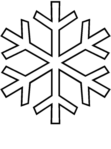 Snowflake coloring page