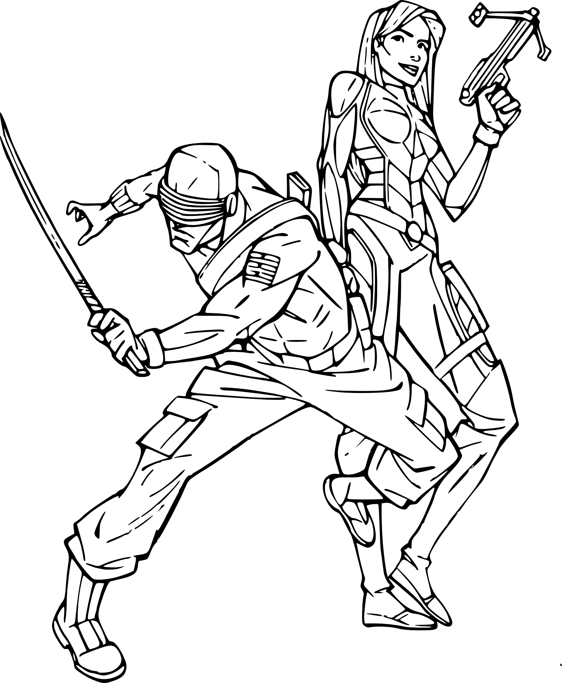 Coloriage Gi-Joe