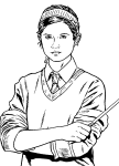 Ginny Weasley coloring page