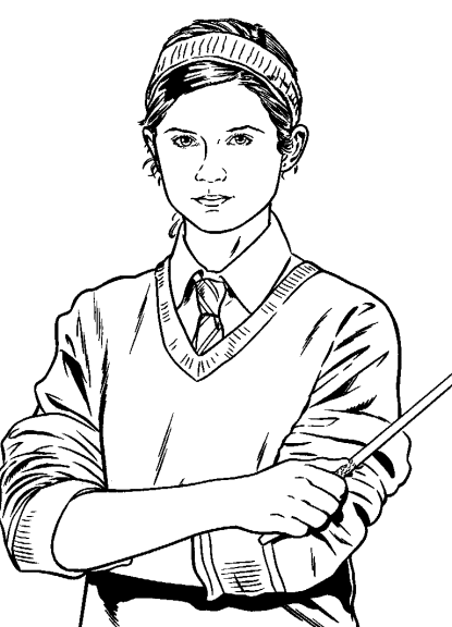 Ginny Weasley coloring page