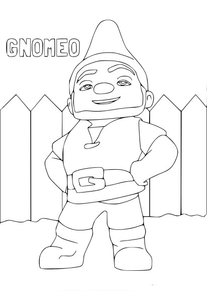 Disegno di Gnomeo da colorare